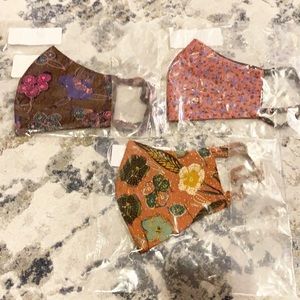 3 - Brand New Ulla Johnson Face Masks